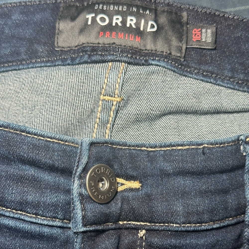 Torrid Dark Blue Women's Jeans Bombshell Premium